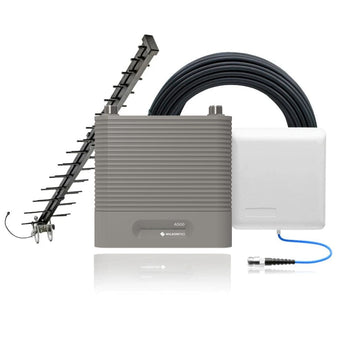 WilsonPro A500 Signal Booster Kit for Homes-Arrow Wideband LPDA Antenna, Panel - Wall mount antenna for enclosed layouts    