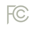 FCC certified image logo grey