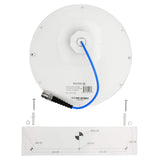 4G Ceiling Mount Dome indoor Antenna 50 Ohm, PIM 140dB bottom view with cable