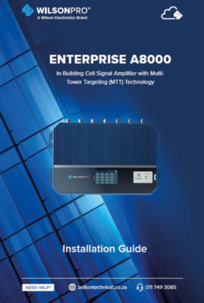 WilsonPro A8000 Installation Manual