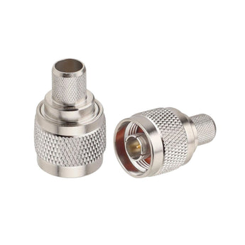 N-male Crimp Connector for LMR400 Cable Accessories Bolton Technical 