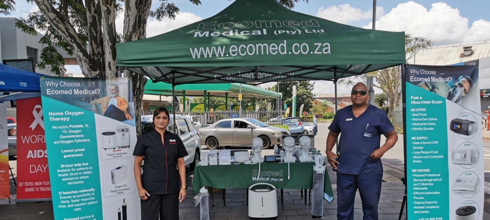 Ecomed team in the field