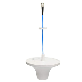 4G Ceiling Mount Dome indoor Antenna 50 Ohm, PIM 140dB full view with cable and dome