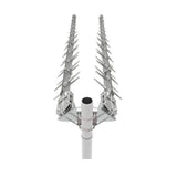 Dual outdoor LPDA-92 MIMO antenna top view grey