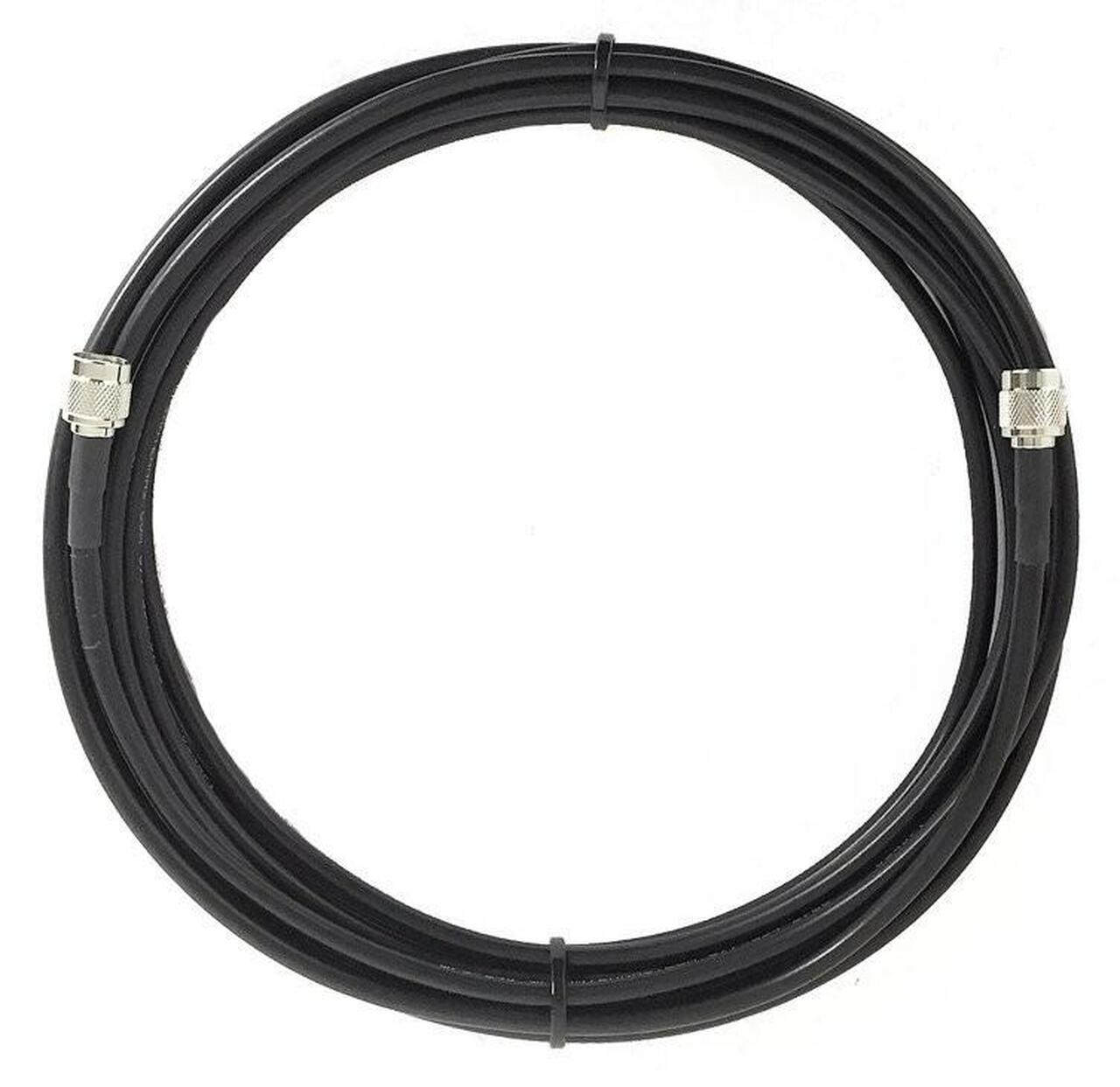 Bolton240 Low-Loss BLACK Cable | 5m N-Male to N-Male