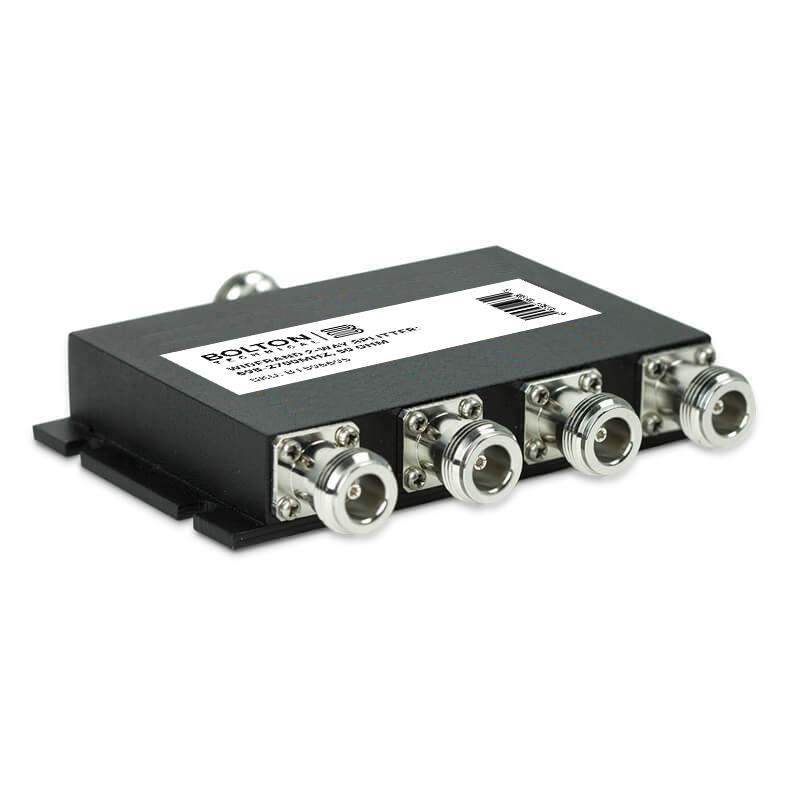 Wideband 4-Way Splitter for 698-2700Mhz, 50 Ohm (Wilkinson Style)